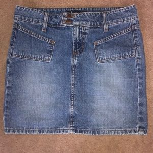 l.e.i denim skirt size 7